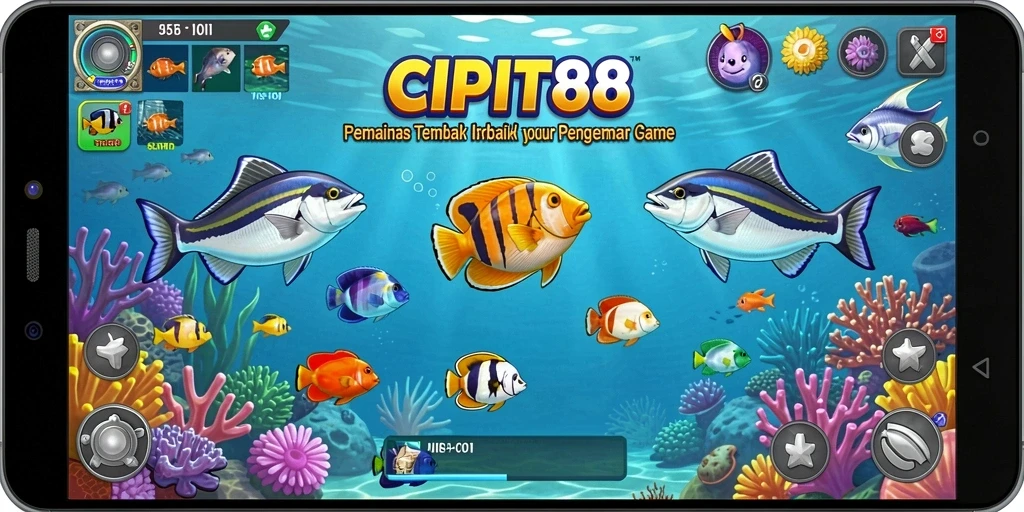 Gameplay seru Tembak Ikan di CIPIT88 dengan grafis memukau.