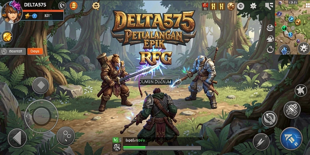 Gameplay memukau dalam <strong>DELTA575</strong> dengan petualangan RPG yang mendalam.