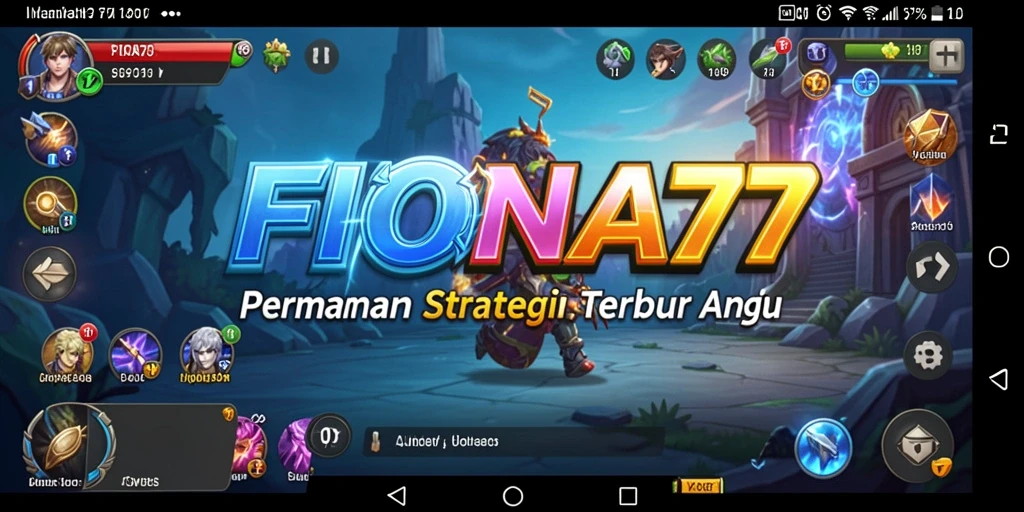 Tampilan gameplay FIONA77 yang mendebarkan dan strategis.