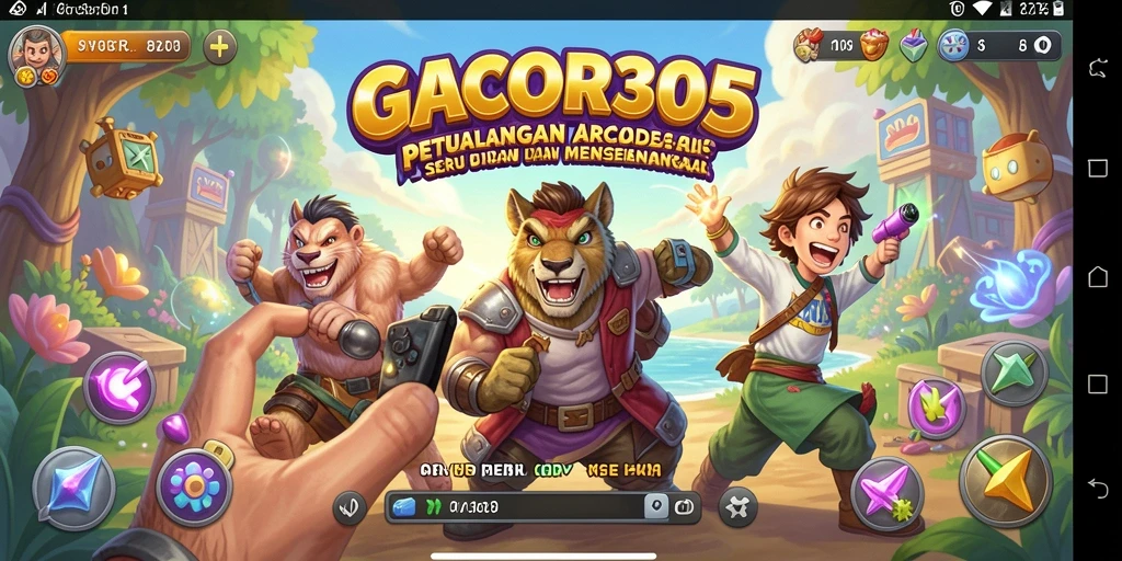 Tampilan gameplay seru dan penuh aksi dalam GACOR305.