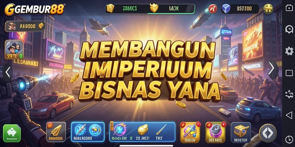 Tampilan gameplay seru dan menarik dari GEMBUR88 sebagai game Tycoon.