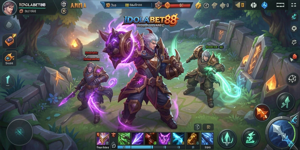 Tampilan seru gameplay ARPG IDOLABET88 dengan aksi pertarungan yang mendebarkan.