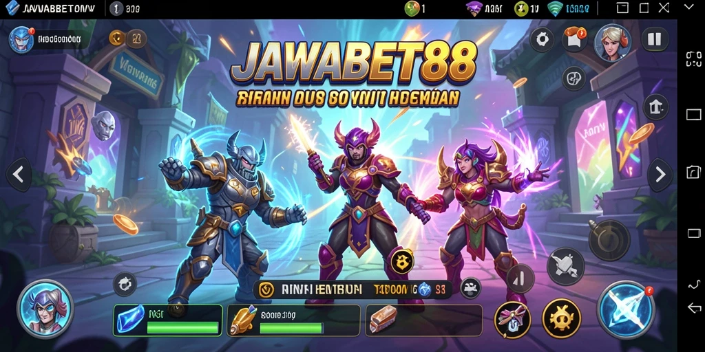 Tampilan gameplay JAWABET88 yang interaktif dan menarik.