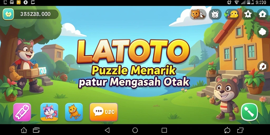 Tangkapan layar LATOTO menunjukkan gameplay puzzle yang penuh warna dan menantang.