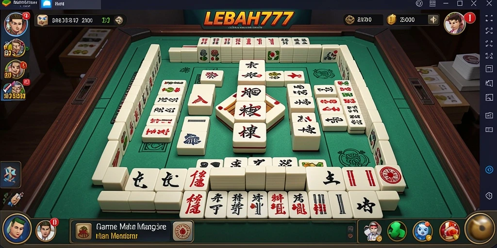 Tampilan gameplay Mahjong LEBAH777 yang menarik dan interaktif.