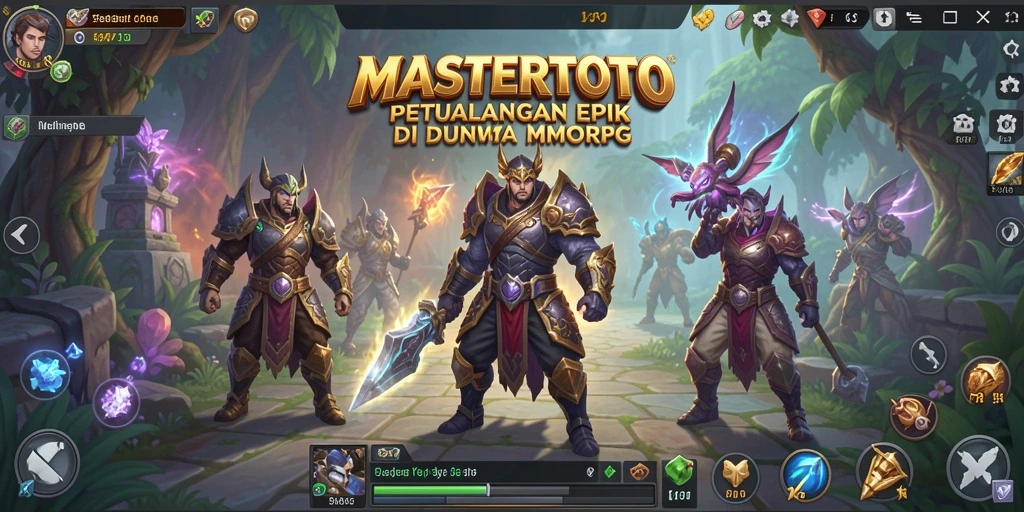 Tampilan gameplay seru MASTERTOTO di dunia MMORPG.