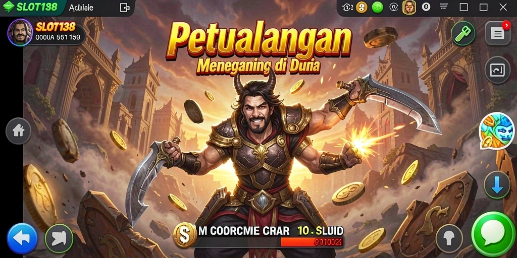 Tangkapan layar menunjukkan gameplay SLOT138 yang seru dan menantang.