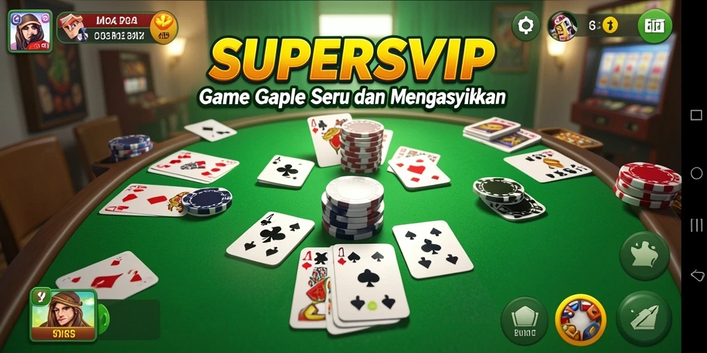 Tampilan gameplay SUPERSVIP yang menarik dan seru.