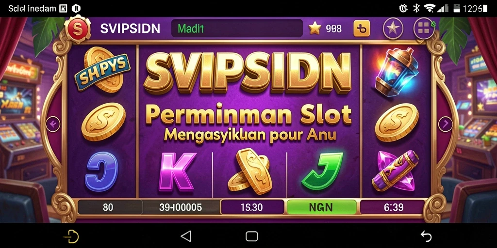 Tampilan menarik dari gameplay Slot SVIPSIDN yang mengasyikkan.