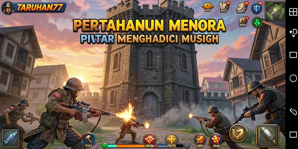 Menampilkan aksi menara yang menakjubkan dalam TARUHAN77.