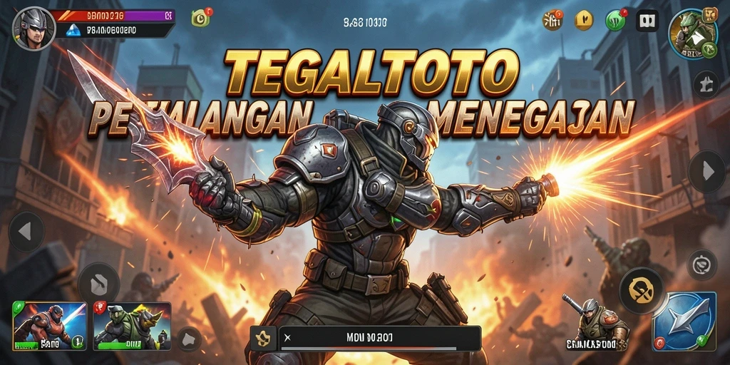 Tampilan gameplay TEGALTOTO yang menegangkan dan penuh aksi.